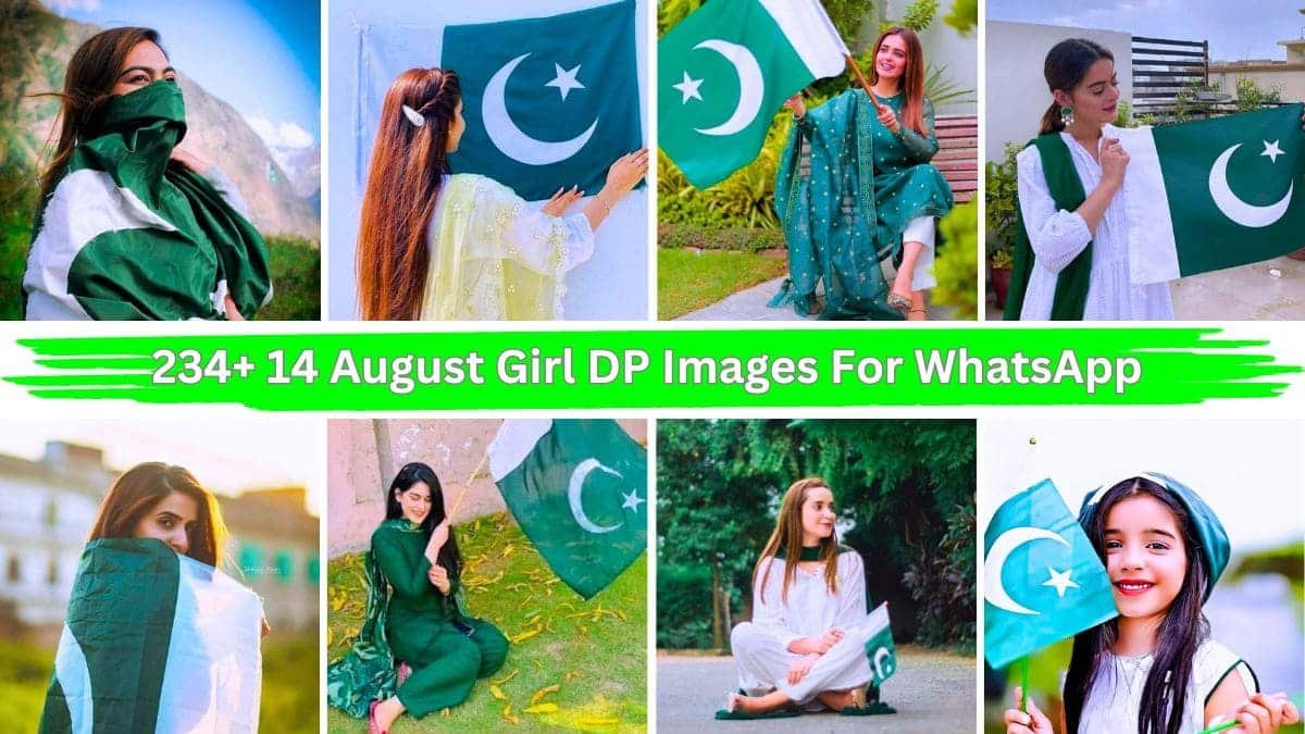 234+ Pakistan Independence Day 14 August Girl DP Images For WhatsApp New HD 2024