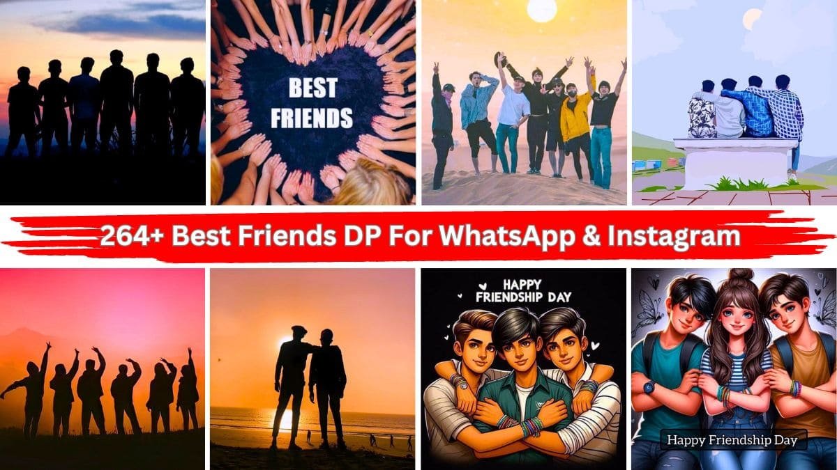 264+ Best Friends DP For WhatsApp & Instagram New HD 2024