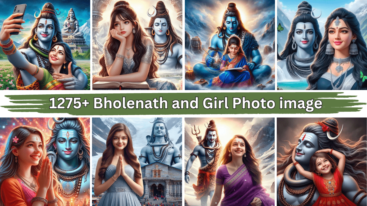 Bholenath and Girl Photo image