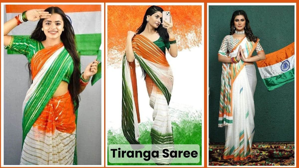 स्वतंत्रता दिवस पर पहनना है Tiranga Saree