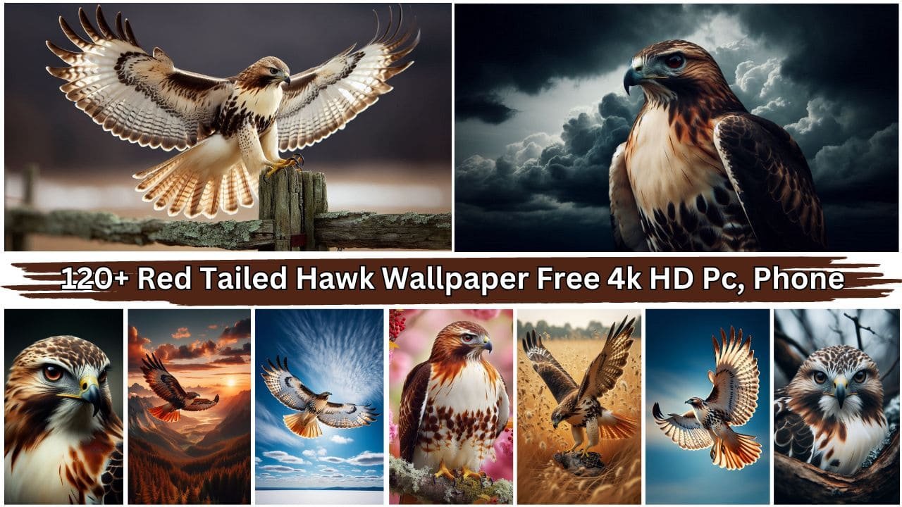 120+ Red Tailed Hawk Wallpaper Free 4k HD Pc, Phone Download