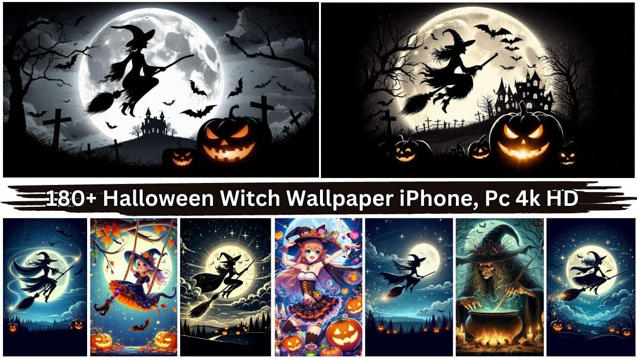 180+ Halloween Witch Wallpaper iPhone, Pc