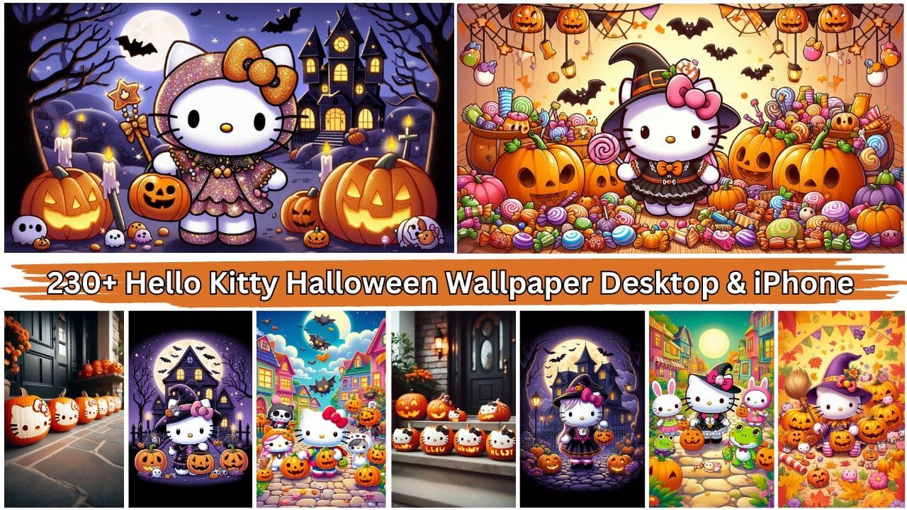 230+ Hello Kitty Halloween Wallpaper 4k Desktop & iPhone