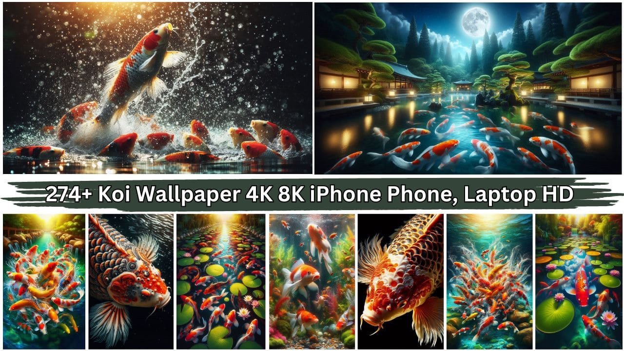 274+ Koi Wallpaper 4K 8K iPhone Phone, Laptop HD Download