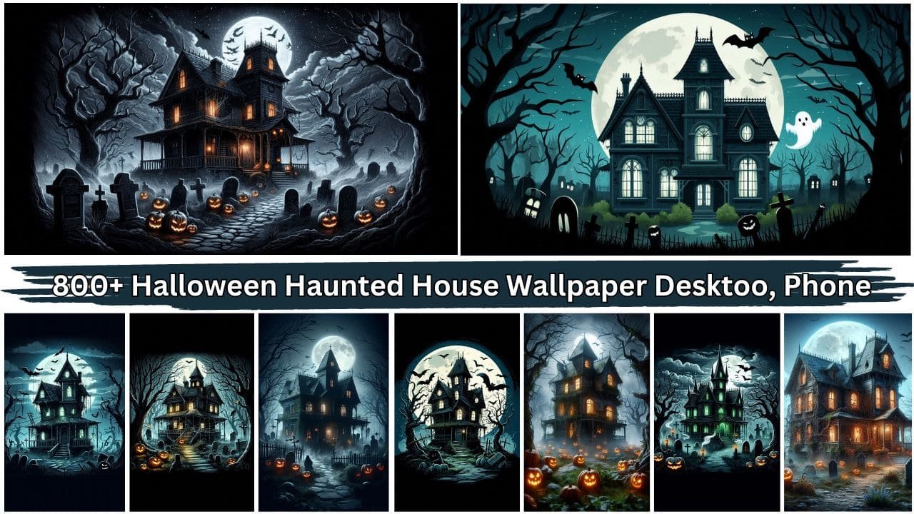 80+ Halloween Haunted House Wallpaper Desktoo, Phone Download