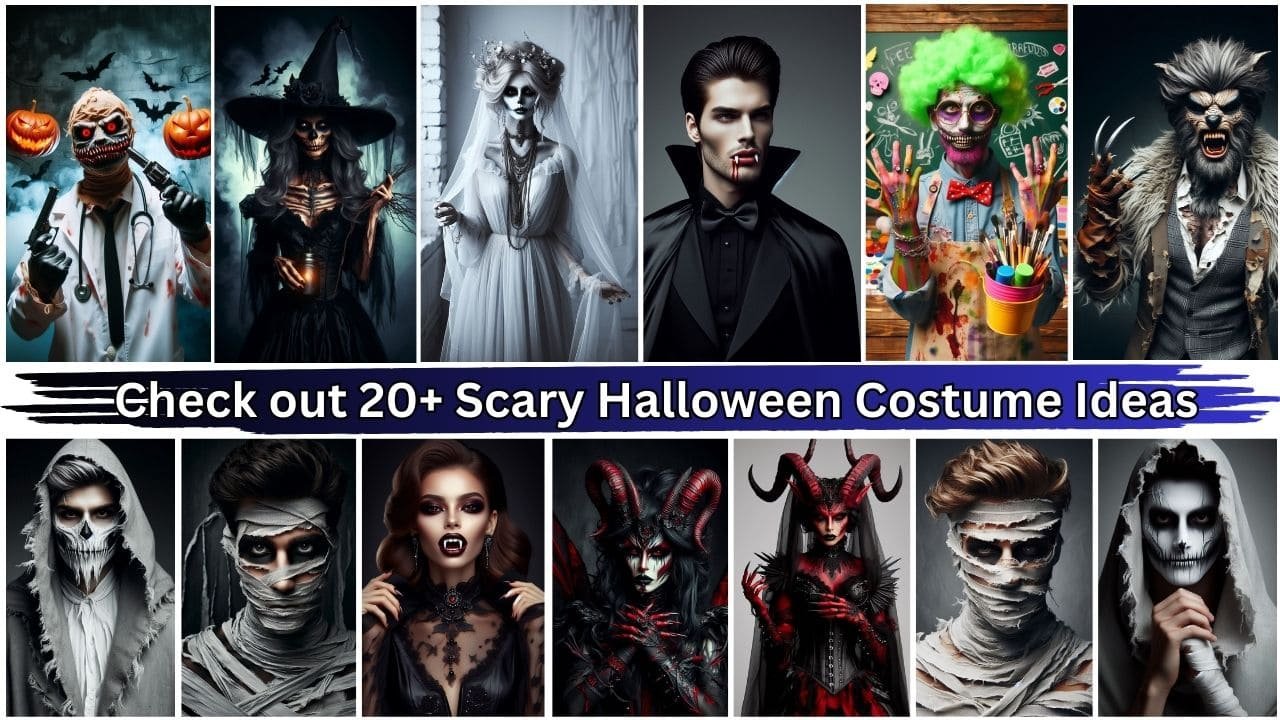 Check out 20+ Scary Halloween Costume Ideas for