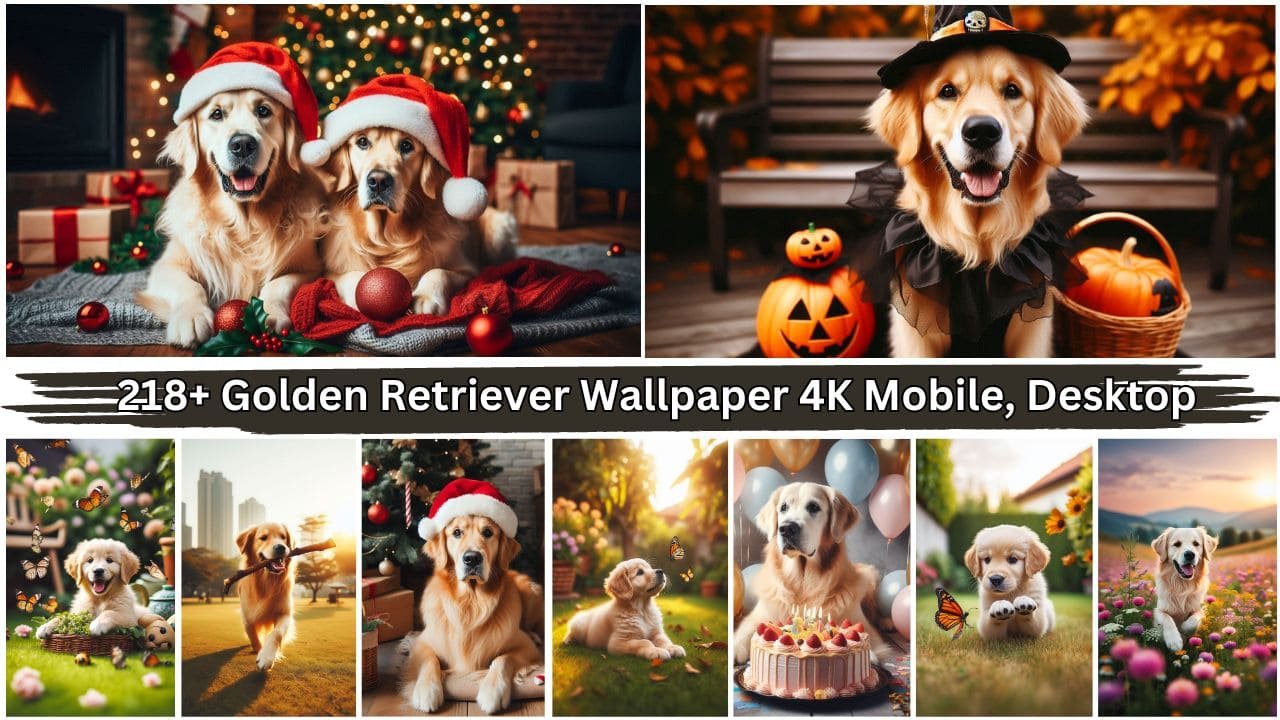 218+ Golden Retriever Wallpaper 4K iPhone Mobile, Desktop PC