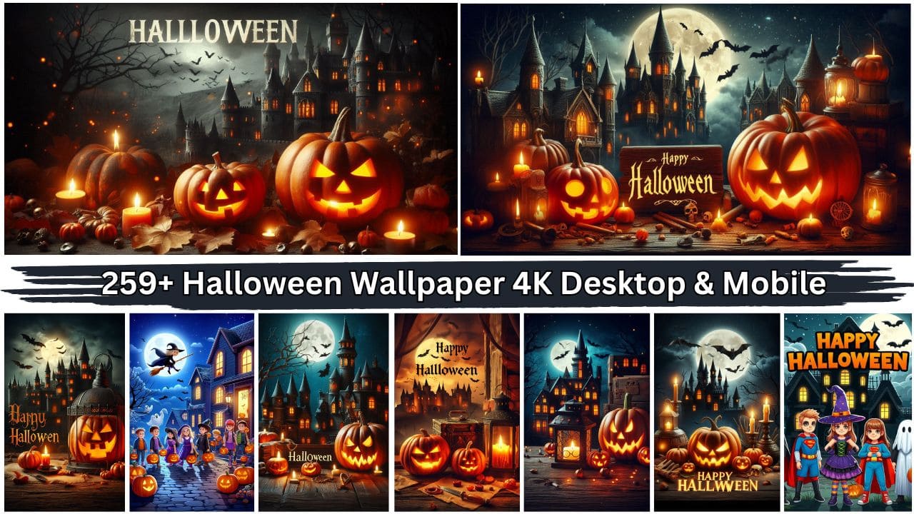 259+ Halloween Wallpaper 4K PC Desktop & Mobile Phone, iPhone Free Download 2024