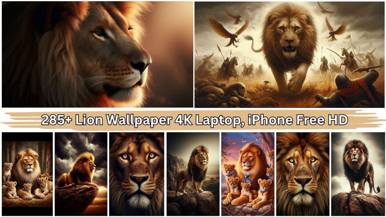 285+ Lion Wallpaper 4K Laptop, iPhone Free HD Download